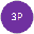 Purple Circle containing 3P