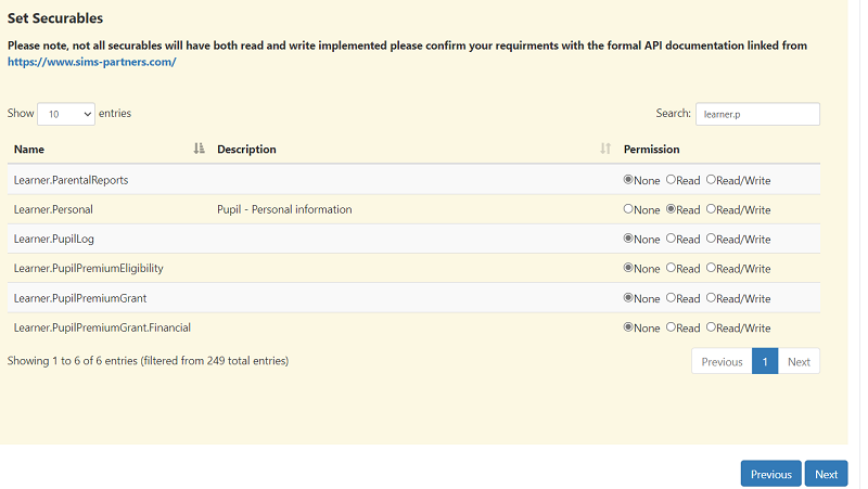 Selecting Security Domains