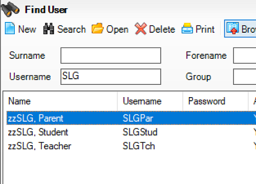 SLG Users