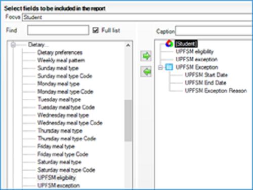 New schema for reporting