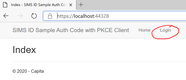 SSO - Press Login